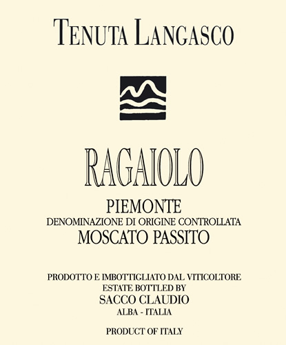 Ragaiolo - Piemonte D.O.C. Moscato Passito